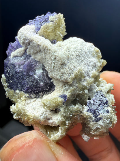 Fluorite, Barite- Nakaye #4 Mine, Derry District, Sierra Co, New Mexico, USA
