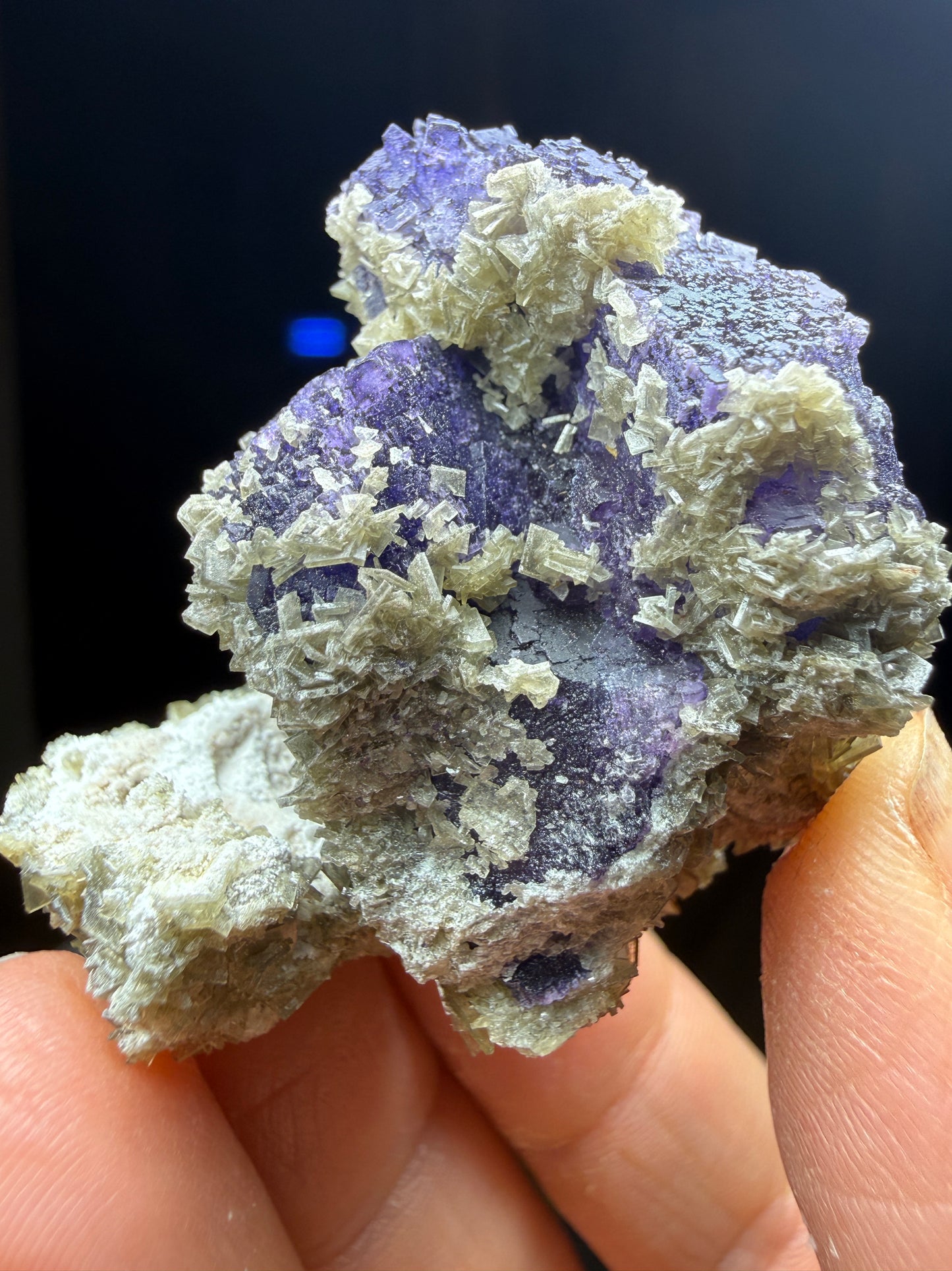 Fluorite, Barite- Nakaye #4 Mine, Derry District, Sierra Co, New Mexico, USA