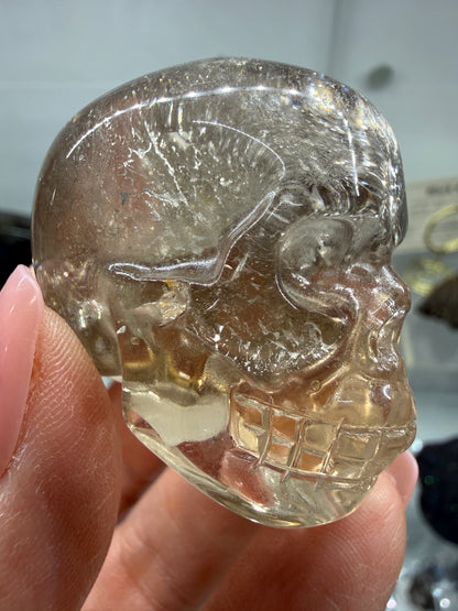 Smoky Quartz Skull- Brazil