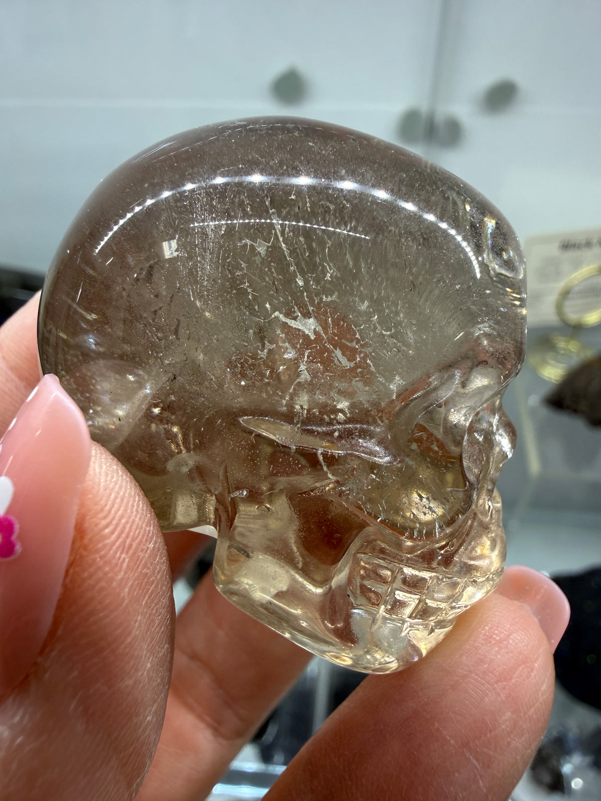 Smoky Quartz Skull- Brazil
