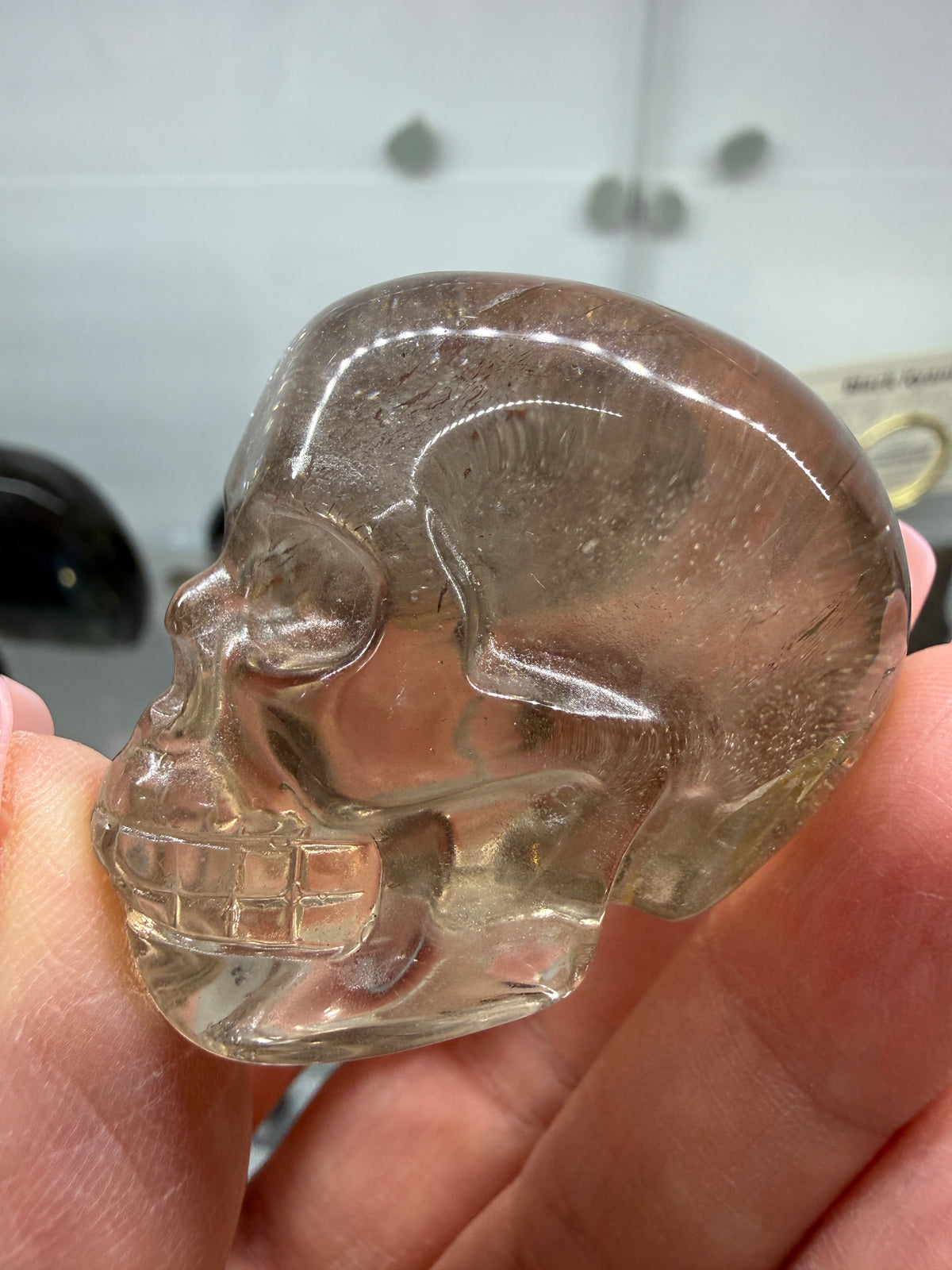 Smoky Quartz Skull- Brazil