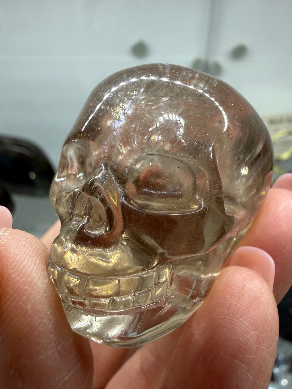 Smoky Quartz Skull- Brazil