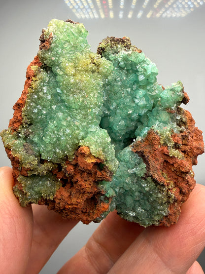 Adamite (Cuprian/Copper-bearing)- Ojuela Mine, Mapimí, Durango, Mexico
