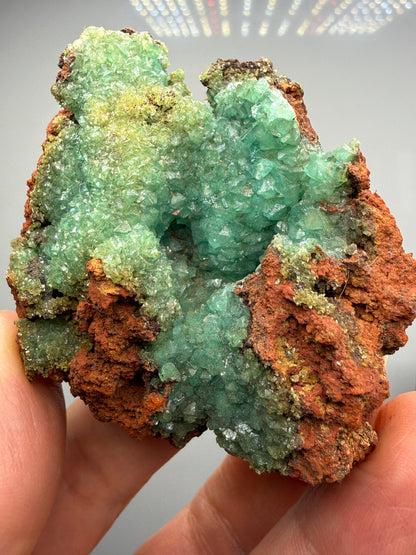 Adamite (Cuprian/Copper-bearing)- Ojuela Mine, Mapimí, Durango, Mexico