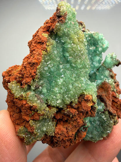 Adamite (Cuprian/Copper-bearing)- Ojuela Mine, Mapimí, Durango, Mexico