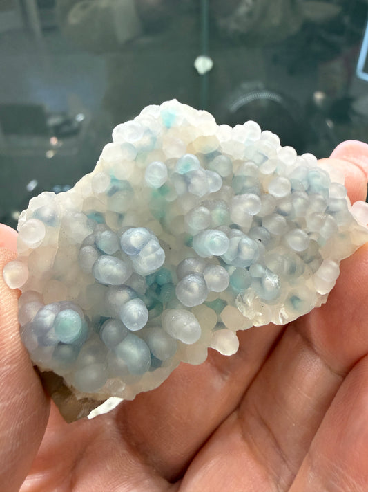 Botryoidal Chalcedony with Chrysocolla & Copper- Sesepe, Laiwui District, South Halmahera Regency, North Maluku Province, Indonesia