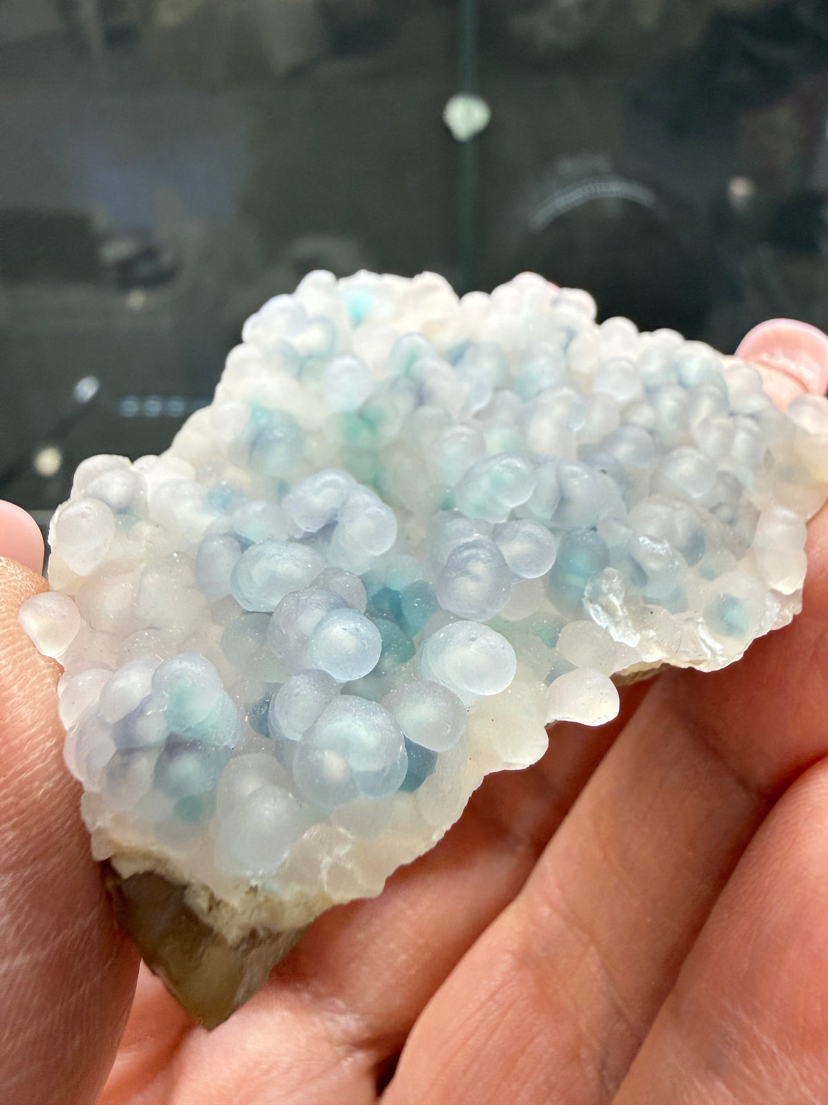 Botryoidal Chalcedony with Chrysocolla & Copper- Sesepe, Laiwui District, South Halmahera Regency, North Maluku Province, Indonesia