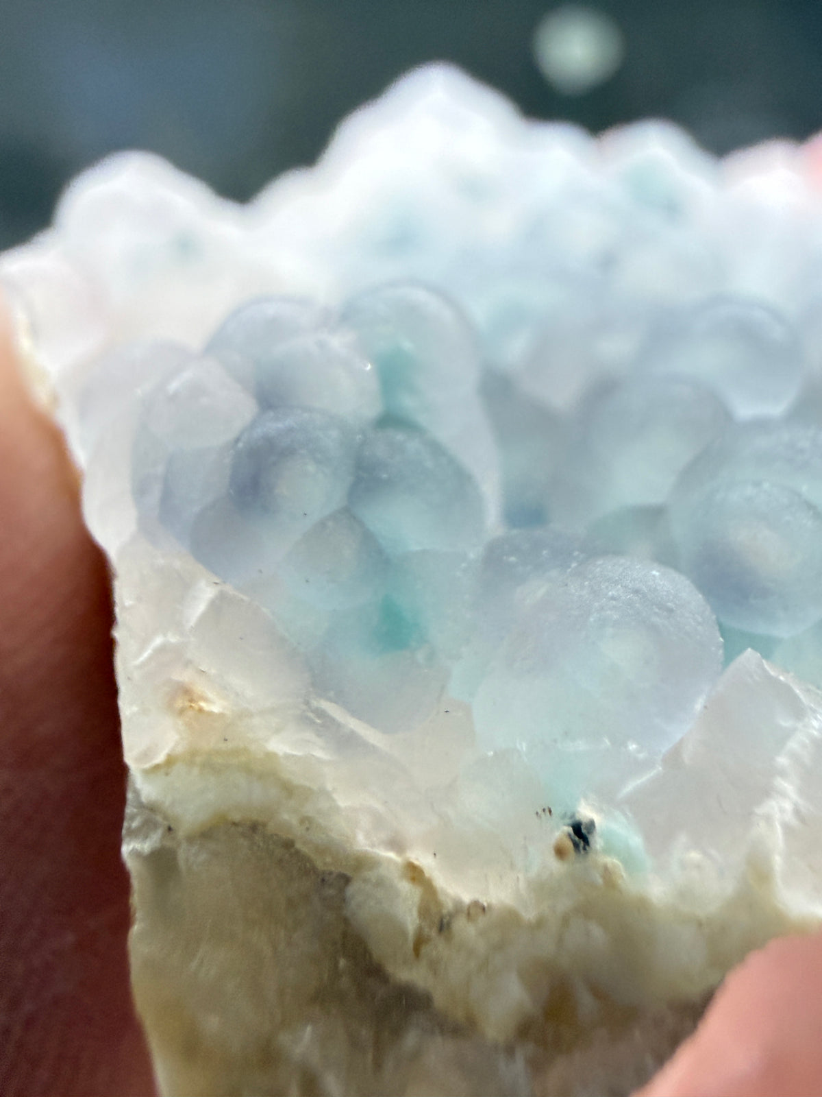 Botryoidal Chalcedony with Chrysocolla & Copper- Sesepe, Laiwui District, South Halmahera Regency, North Maluku Province, Indonesia