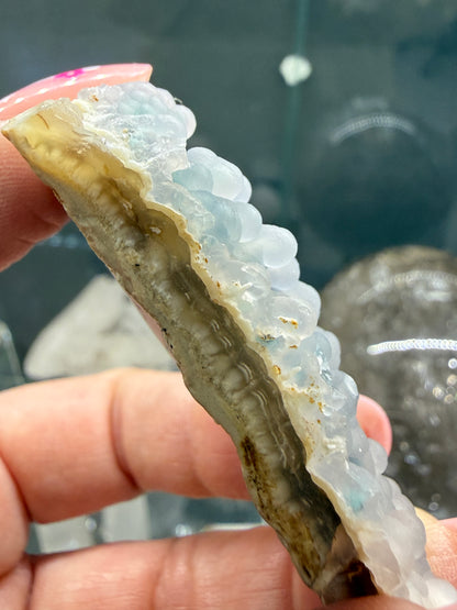 Botryoidal Chalcedony with Chrysocolla & Copper- Sesepe, Laiwui District, South Halmahera Regency, North Maluku Province, Indonesia