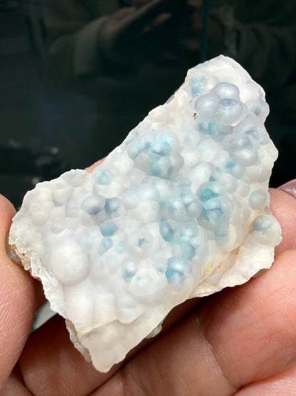 Botryoidal Chalcedony with Chrysocolla & Copper- Sesepe, Laiwui District, South Halmahera Regency, North Maluku Province, Indonesia
