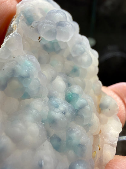 Botryoidal Chalcedony with Chrysocolla & Copper- Sesepe, Laiwui District, South Halmahera Regency, North Maluku Province, Indonesia
