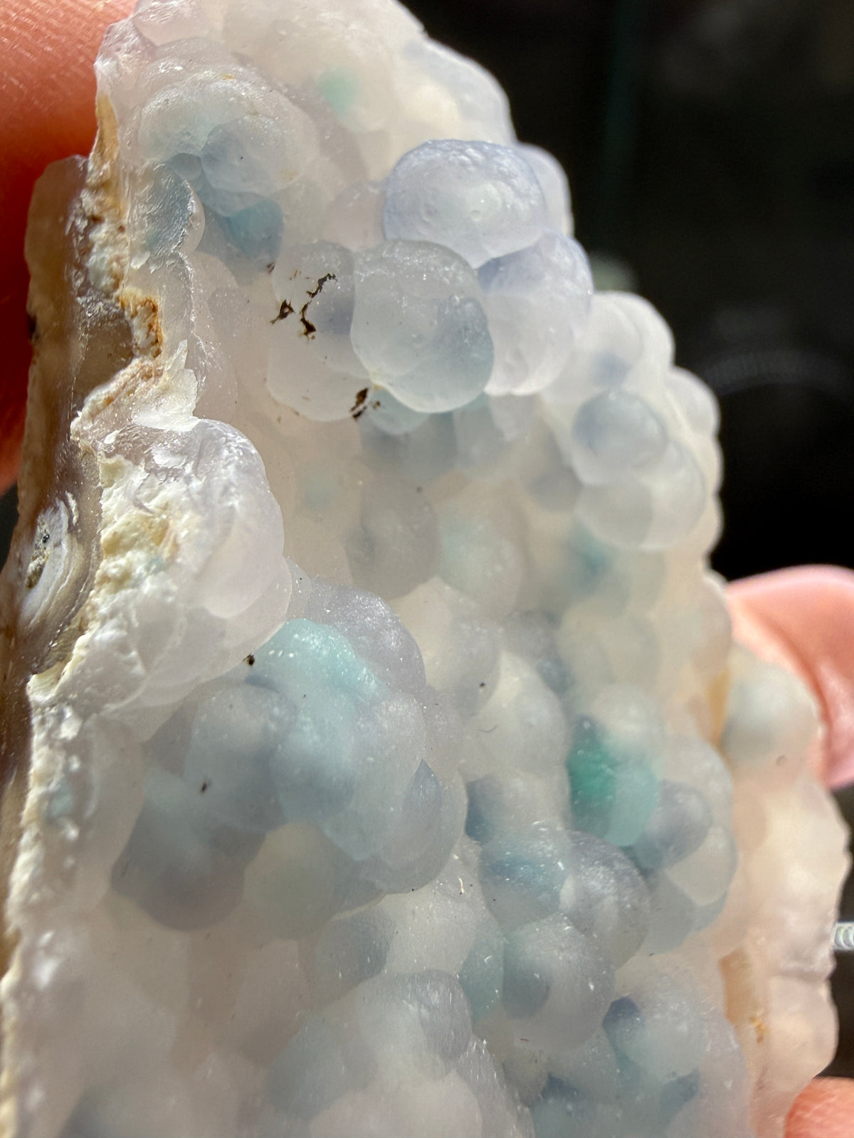Botryoidal Chalcedony with Chrysocolla & Copper- Sesepe, Laiwui District, South Halmahera Regency, North Maluku Province, Indonesia