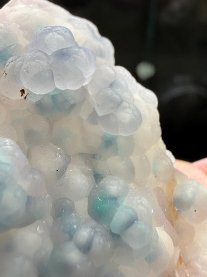 Botryoidal Chalcedony with Chrysocolla & Copper- Sesepe, Laiwui District, South Halmahera Regency, North Maluku Province, Indonesia