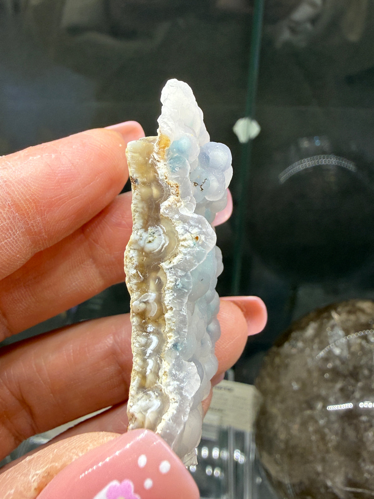 Botryoidal Chalcedony with Chrysocolla & Copper- Sesepe, Laiwui District, South Halmahera Regency, North Maluku Province, Indonesia