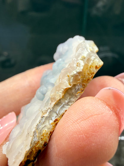 Botryoidal Chalcedony with Chrysocolla & Copper- Sesepe, Laiwui District, South Halmahera Regency, North Maluku Province, Indonesia