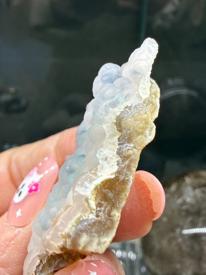 Botryoidal Chalcedony with Chrysocolla & Copper- Sesepe, Laiwui District, South Halmahera Regency, North Maluku Province, Indonesia