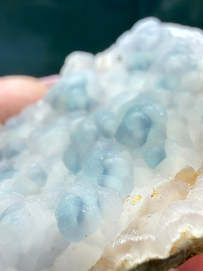 Botryoidal Chalcedony with Chrysocolla & Copper- Sesepe, Laiwui District, South Halmahera Regency, North Maluku Province, Indonesia