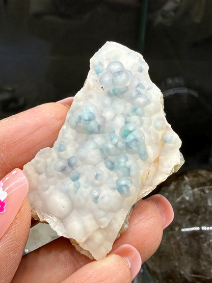 Botryoidal Chalcedony with Chrysocolla & Copper- Sesepe, Laiwui District, South Halmahera Regency, North Maluku Province, Indonesia