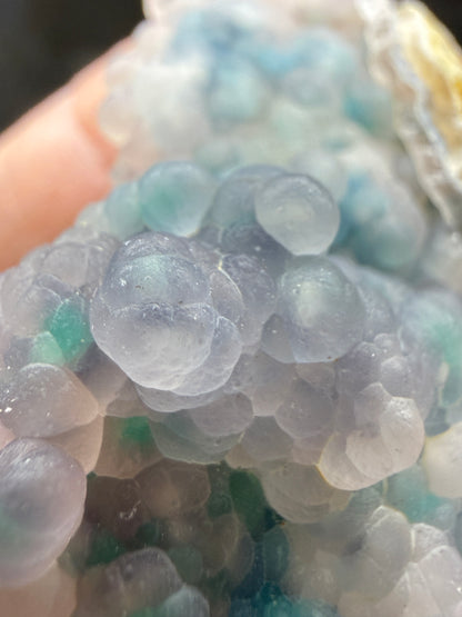Botryoidal Chalcedony with Chrysocolla & Copper- Sesepe, Laiwui District, South Halmahera Regency, North Maluku Province, Indonesia