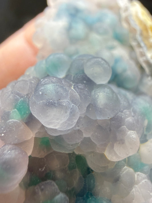 Botryoidal Chalcedony with Chrysocolla & Copper- Sesepe, Laiwui District, South Halmahera Regency, North Maluku Province, Indonesia