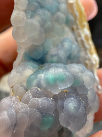 Botryoidal Chalcedony with Chrysocolla & Copper- Sesepe, Laiwui District, South Halmahera Regency, North Maluku Province, Indonesia