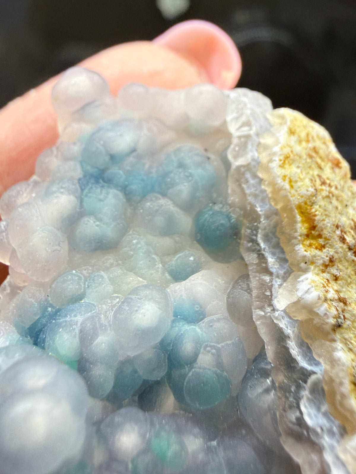 Botryoidal Chalcedony with Chrysocolla & Copper- Sesepe, Laiwui District, South Halmahera Regency, North Maluku Province, Indonesia