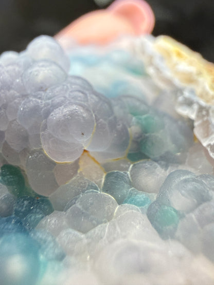 Botryoidal Chalcedony with Chrysocolla & Copper- Sesepe, Laiwui District, South Halmahera Regency, North Maluku Province, Indonesia