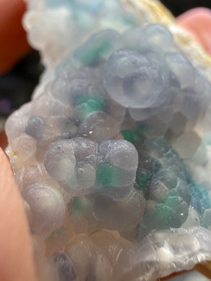 Botryoidal Chalcedony with Chrysocolla & Copper- Sesepe, Laiwui District, South Halmahera Regency, North Maluku Province, Indonesia