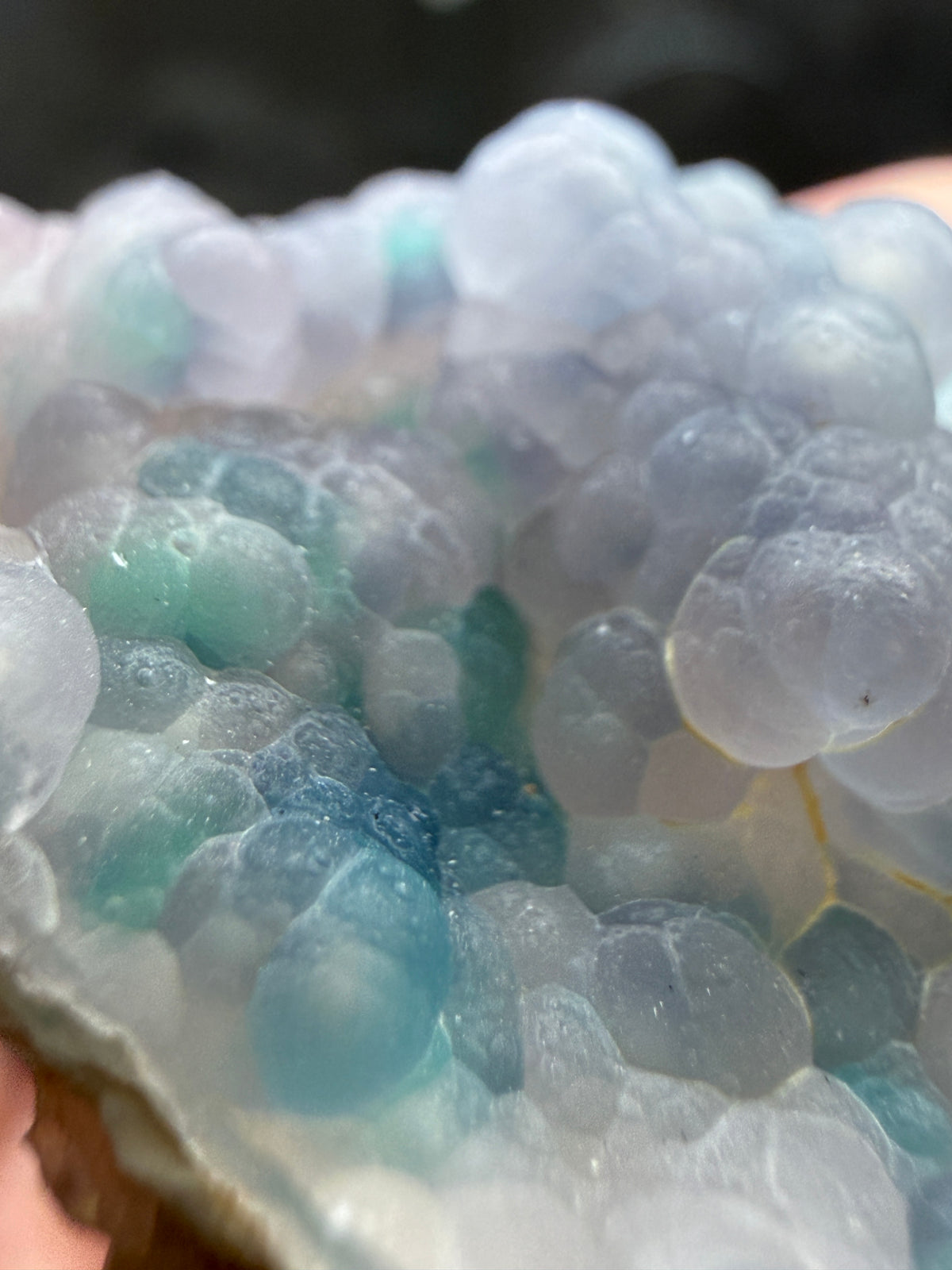 Botryoidal Chalcedony with Chrysocolla & Copper- Sesepe, Laiwui District, South Halmahera Regency, North Maluku Province, Indonesia