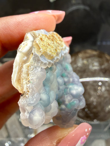 Botryoidal Chalcedony with Chrysocolla & Copper- Sesepe, Laiwui District, South Halmahera Regency, North Maluku Province, Indonesia