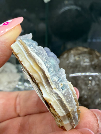 Botryoidal Chalcedony with Chrysocolla & Copper- Sesepe, Laiwui District, South Halmahera Regency, North Maluku Province, Indonesia