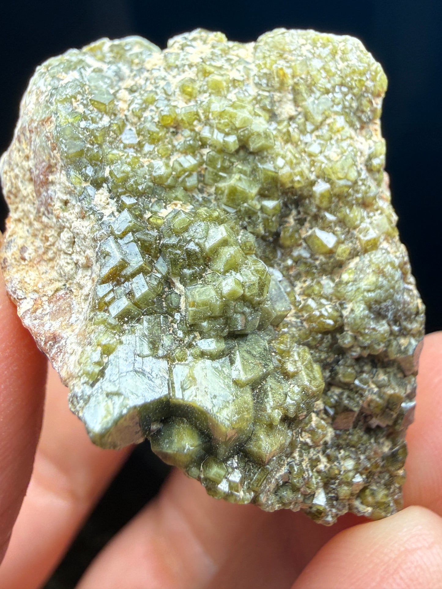 Dermantoid Garnet- Tubussis Farm, Dâures Constituency, Erongo Region, Namibia