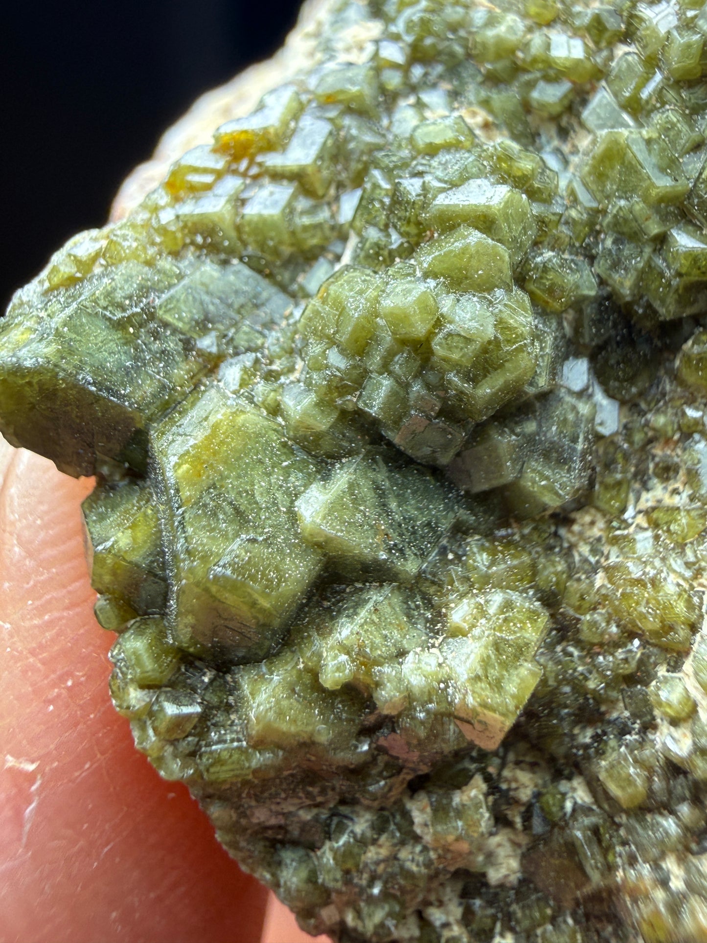 Dermantoid Garnet- Tubussis Farm, Dâures Constituency, Erongo Region, Namibia