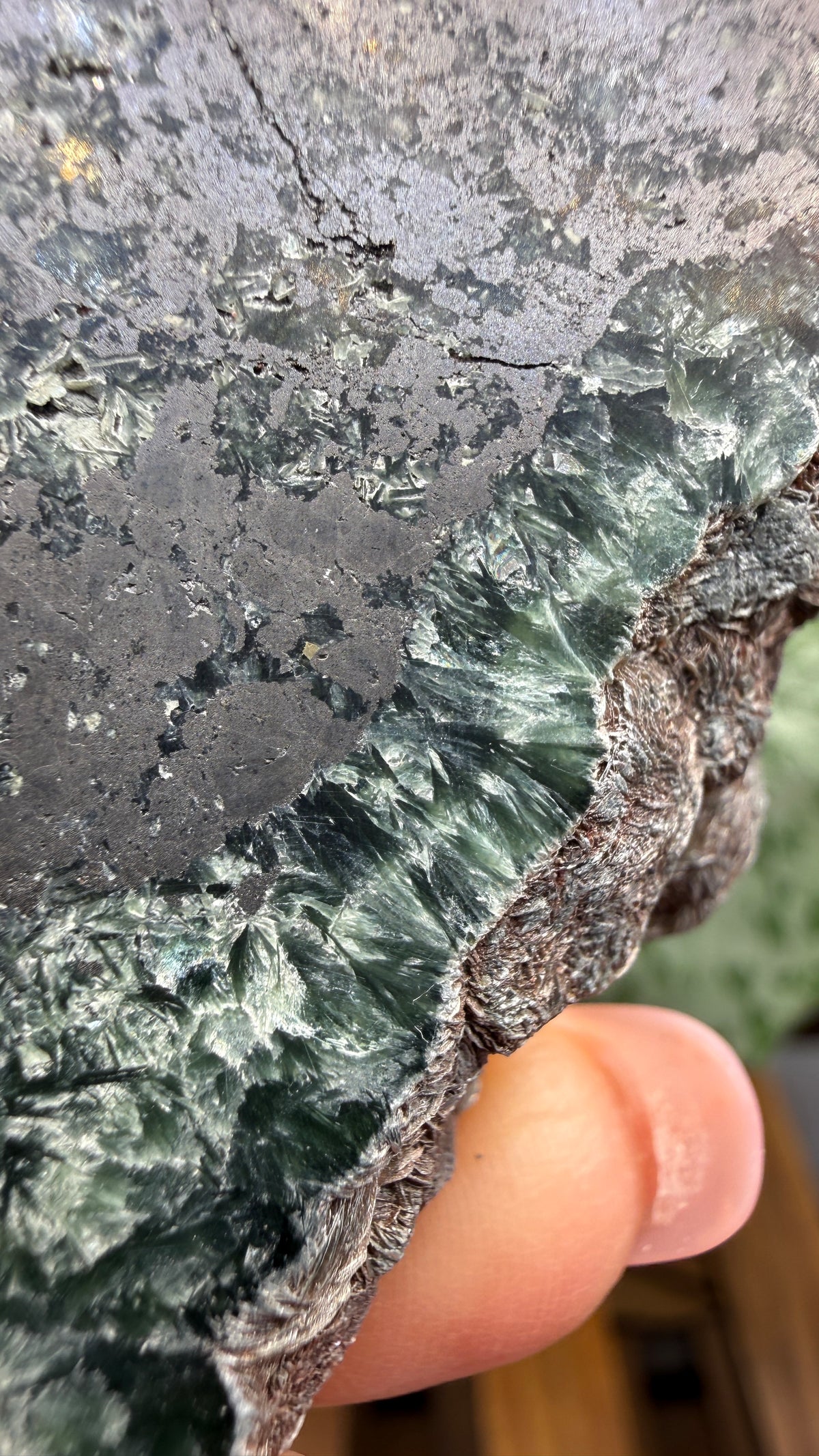 Seraphinite- Zheleznogorsk-Ilimsky, Irkutsk Oblast, Eastern Siberia, Russia