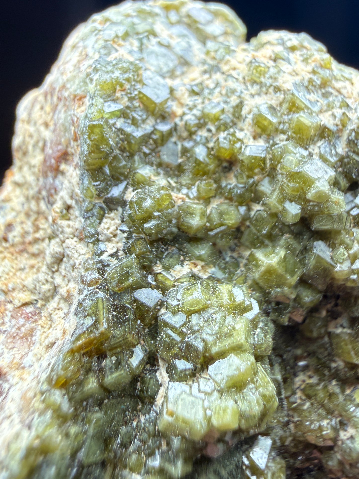 Dermantoid Garnet- Tubussis Farm, Dâures Constituency, Erongo Region, Namibia
