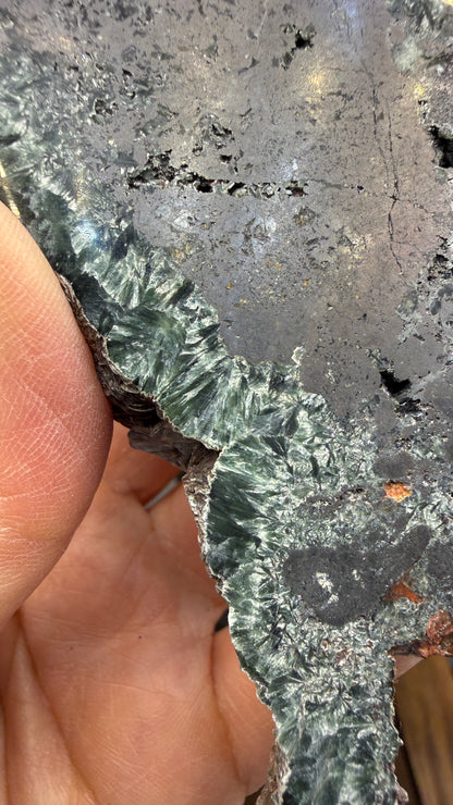 Seraphinite- Zheleznogorsk-Ilimsky, Irkutsk Oblast, Eastern Siberia, Russia