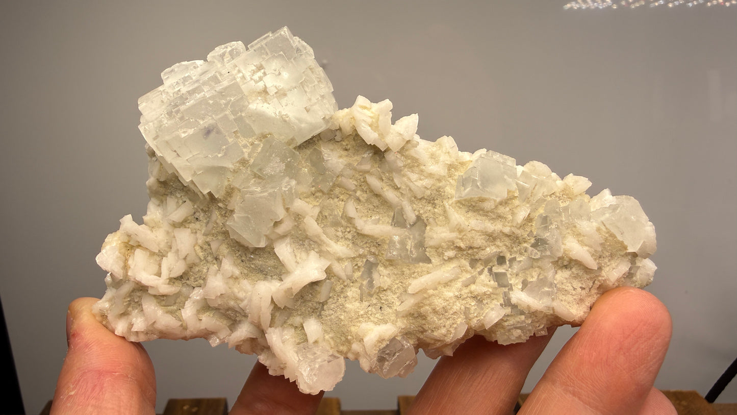 Fluorite, Calcite- Xianghualing Mine, Linwu County, Hunan, China