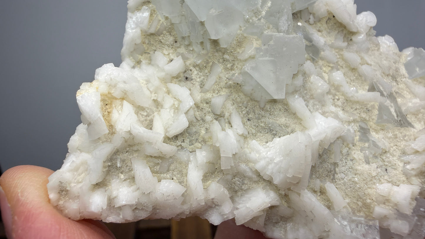 Fluorite, Calcite- Xianghualing Mine, Linwu County, Hunan, China