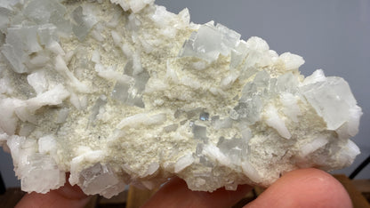Fluorite, Calcite- Xianghualing Mine, Linwu County, Hunan, China