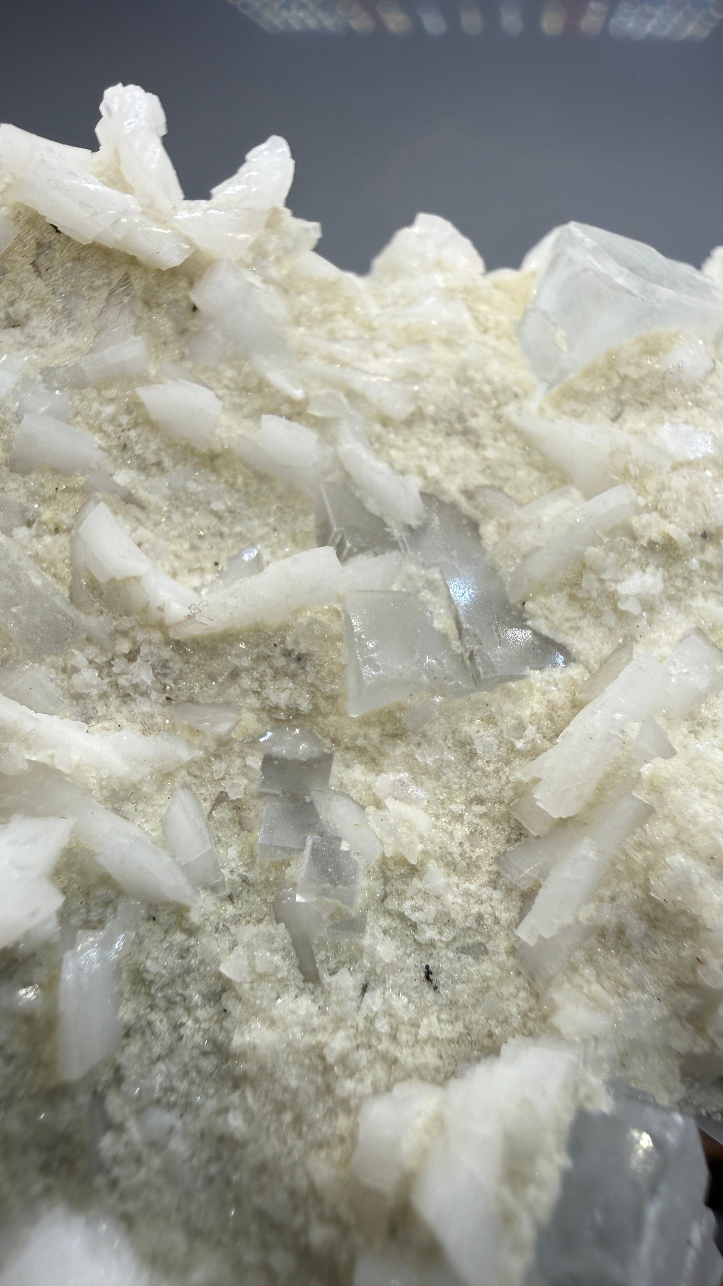 Fluorite, Calcite- Xianghualing Mine, Linwu County, Hunan, China