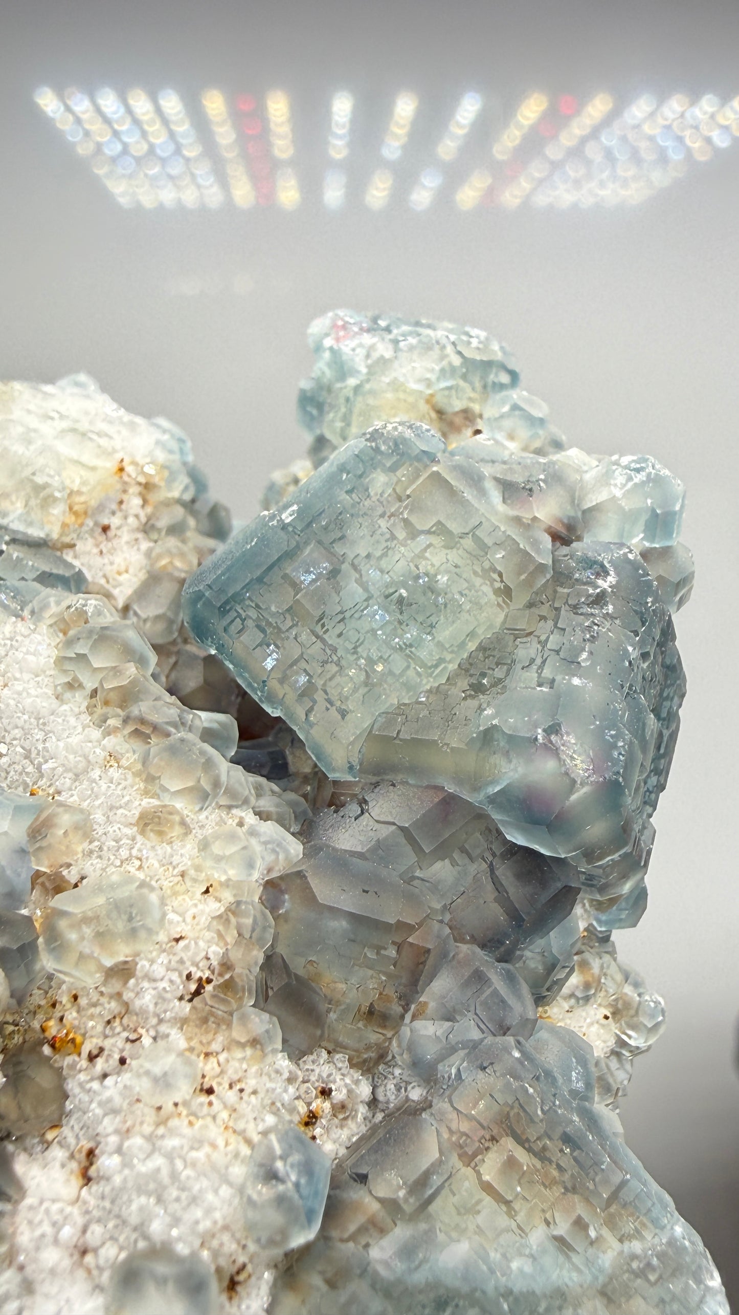 Fluorite, Quartz ("QR Code", "Morandi") – Yongchun County, Fujian Province, China