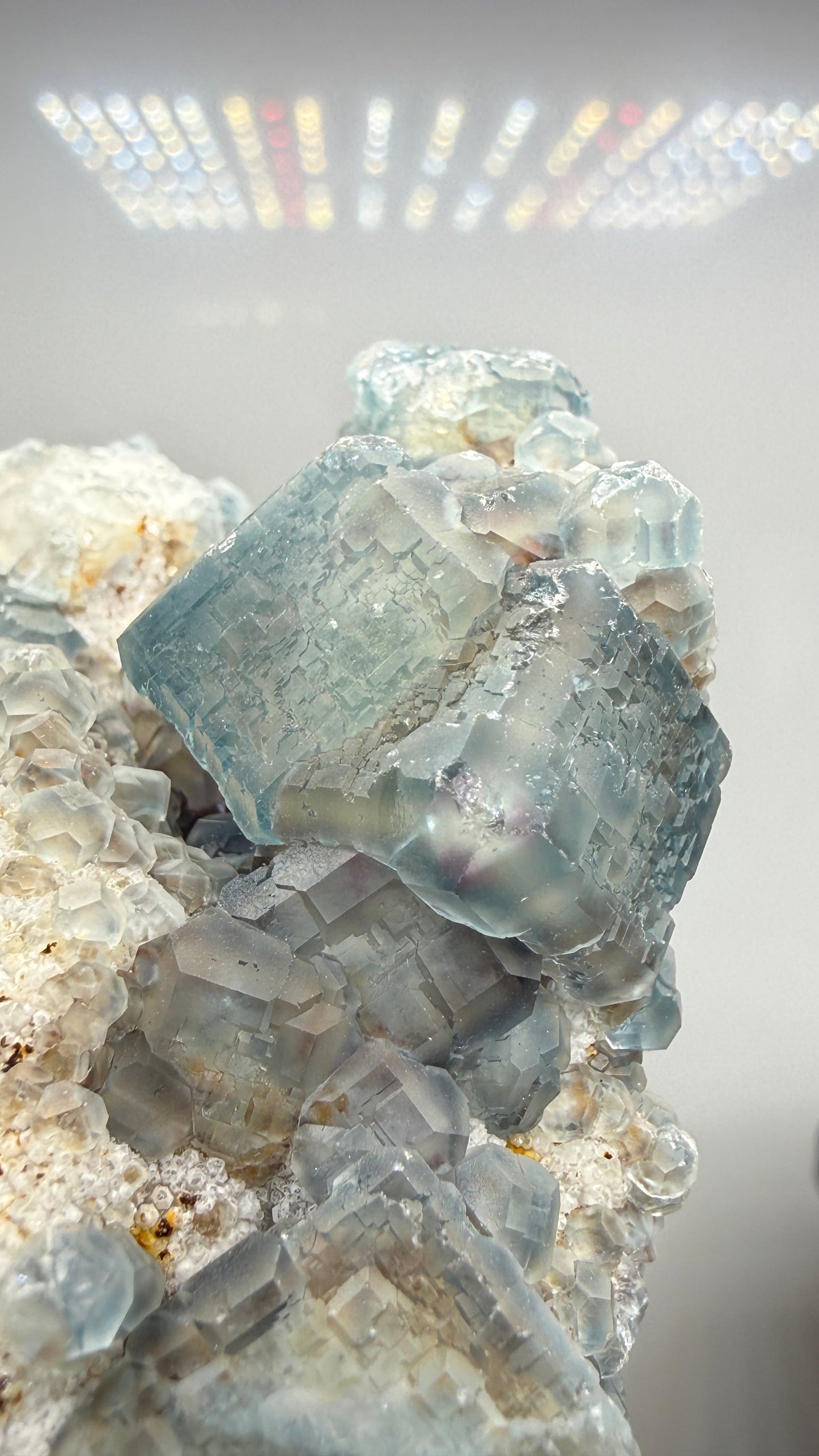 Fluorite, Quartz ("QR Code", "Morandi") – Yongchun County, Fujian Province, China
