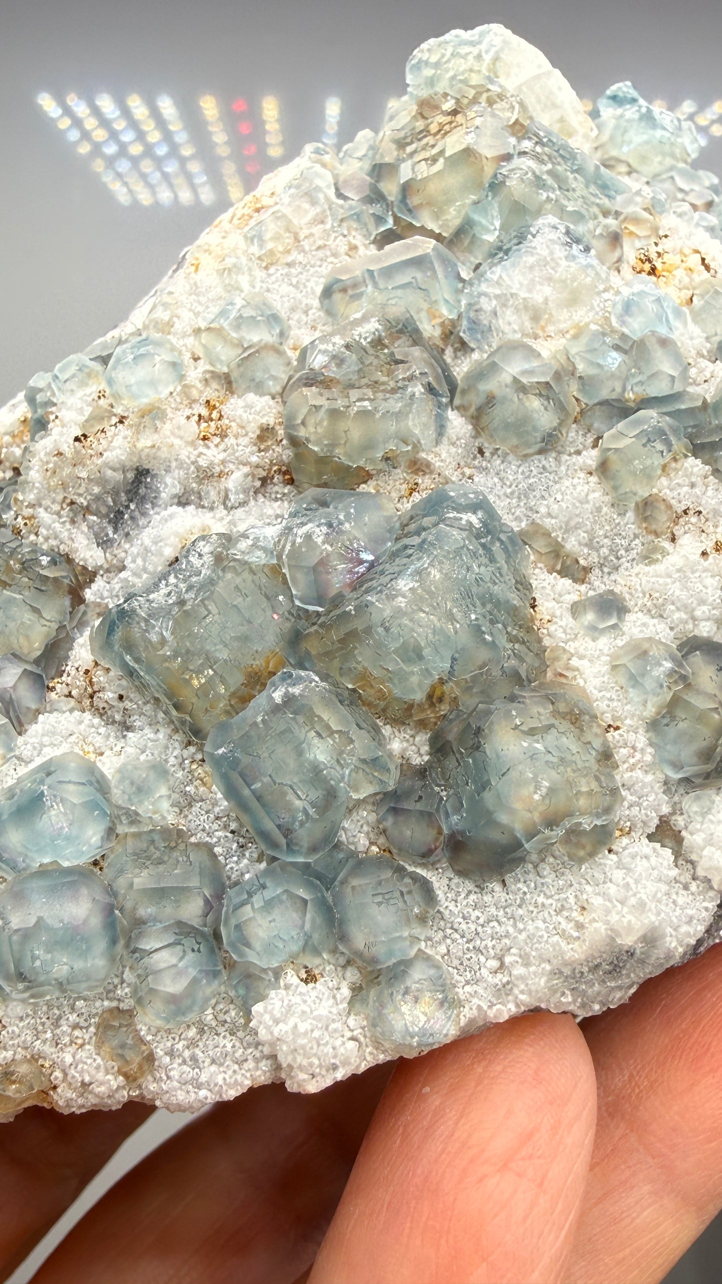 Fluorite, Quartz ("QR Code", "Morandi") – Yongchun County, Fujian Province, China