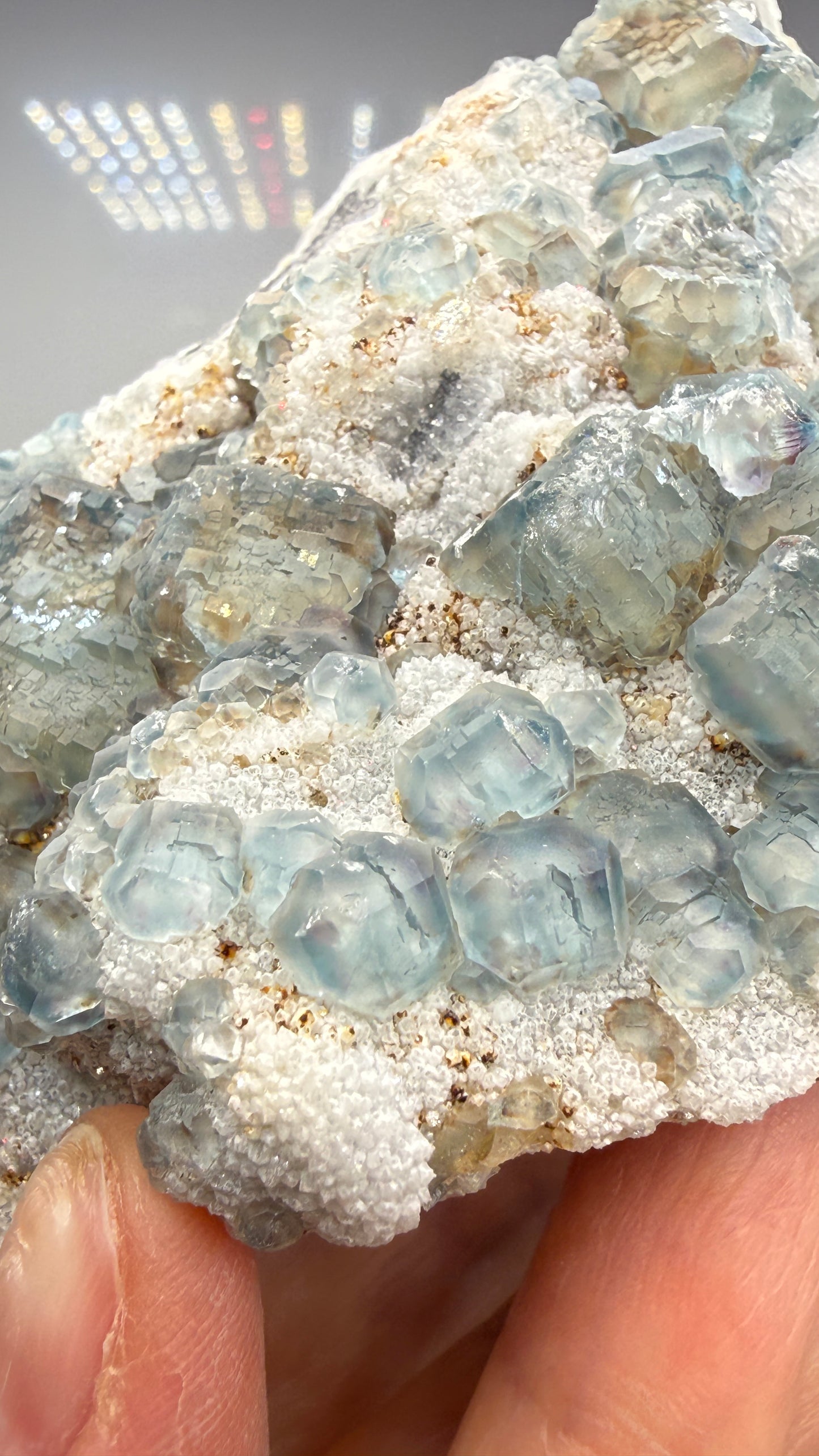 Fluorite, Quartz ("QR Code", "Morandi") – Yongchun County, Fujian Province, China