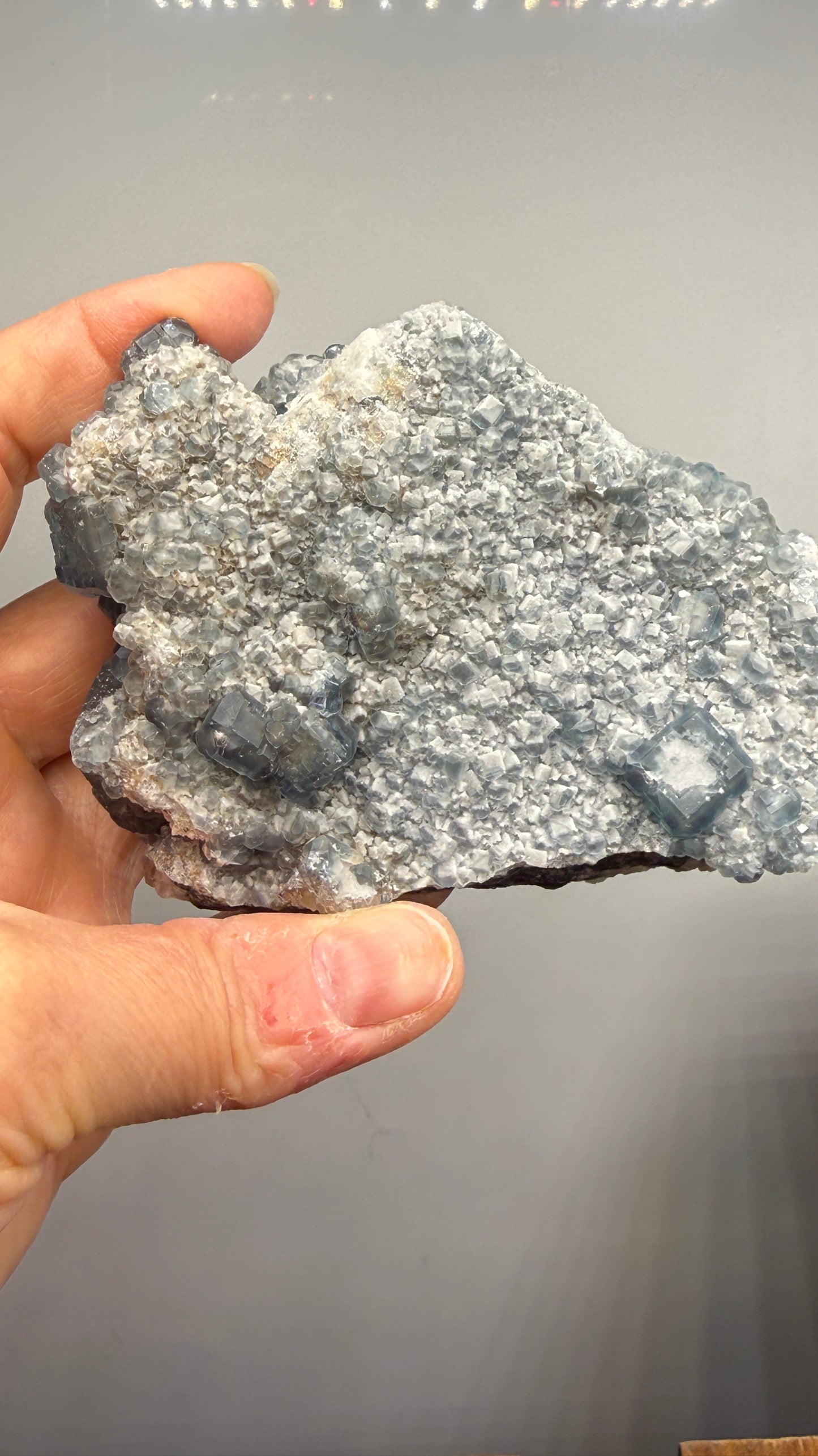 Fluorite, Quartz ("QR Code", "Morandi") – Yongchun County, Fujian Province, China