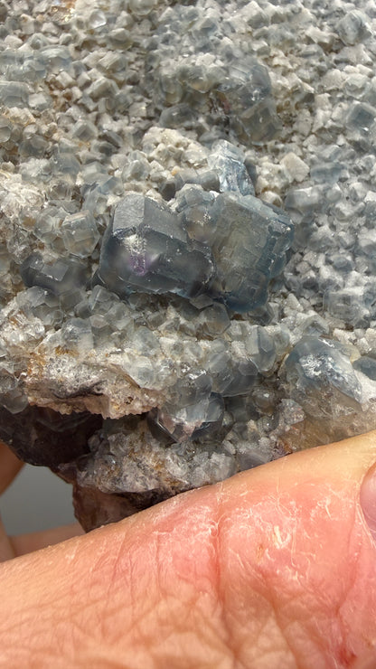 Fluorite, Quartz ("QR Code", "Morandi") – Yongchun County, Fujian Province, China