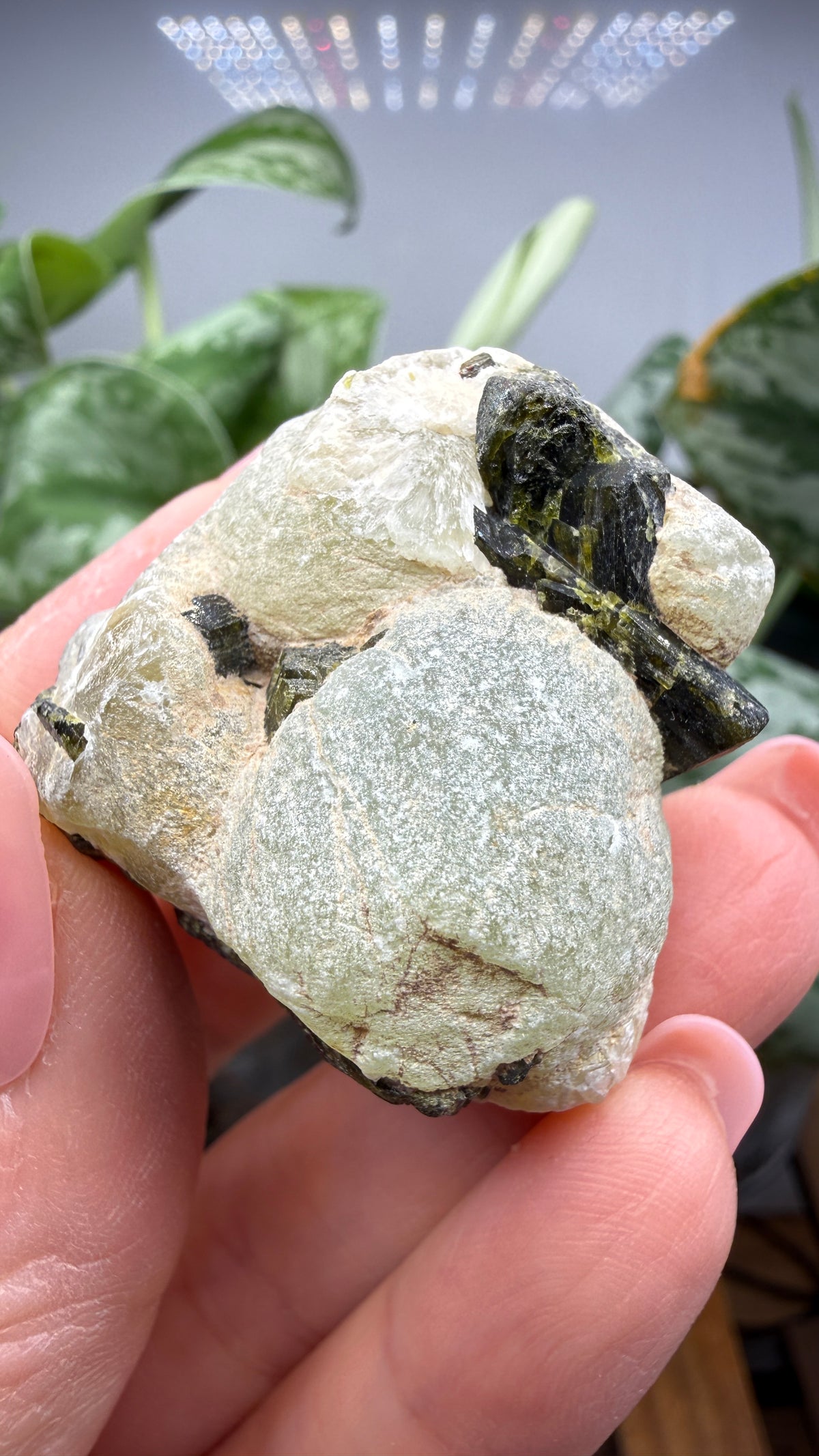 Botryoidal Prehnite with Epidote- Bosso Mine, Bendoukou, Kayes Region, Mali