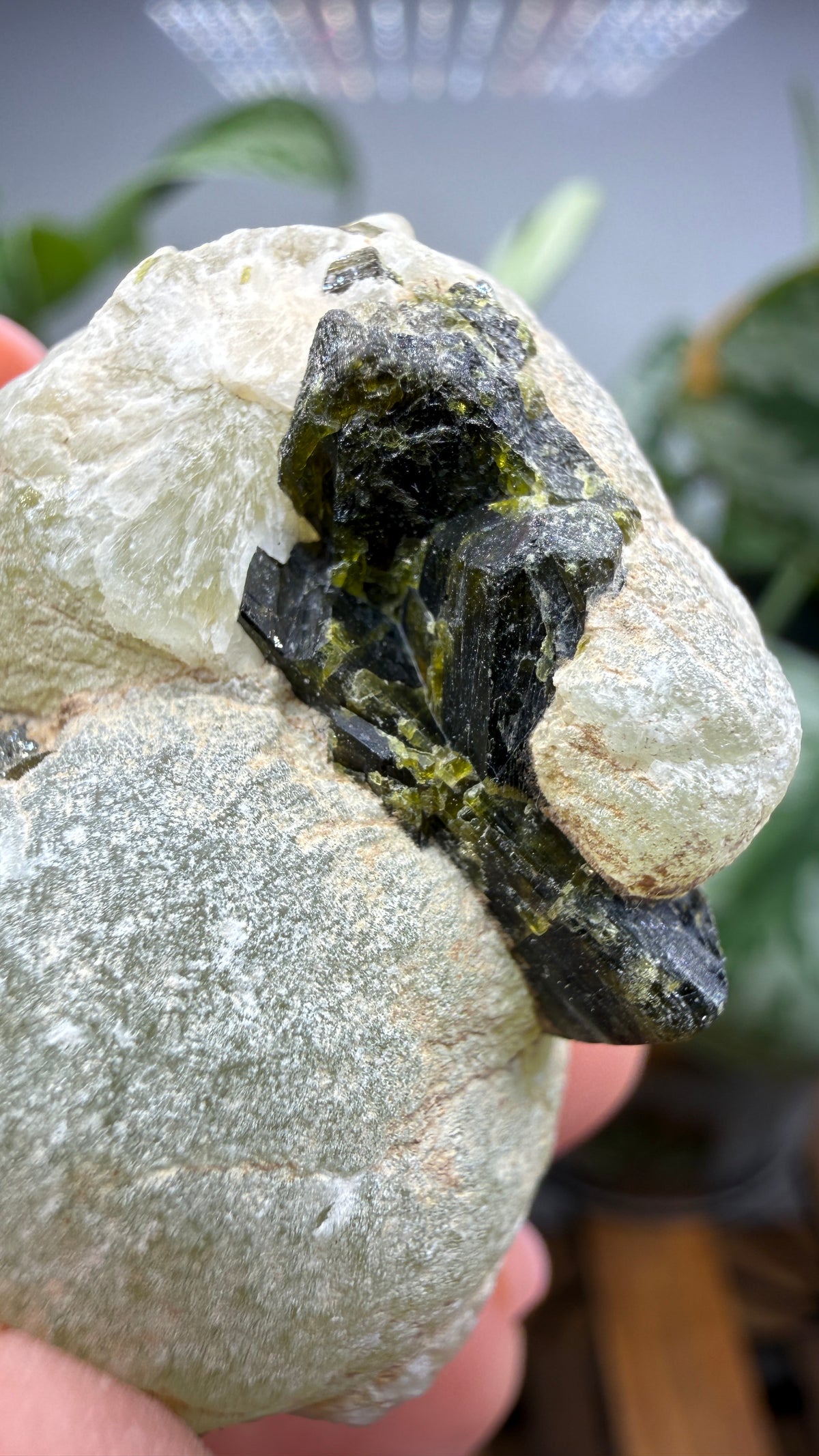 Botryoidal Prehnite with Epidote- Bosso Mine, Bendoukou, Kayes Region, Mali