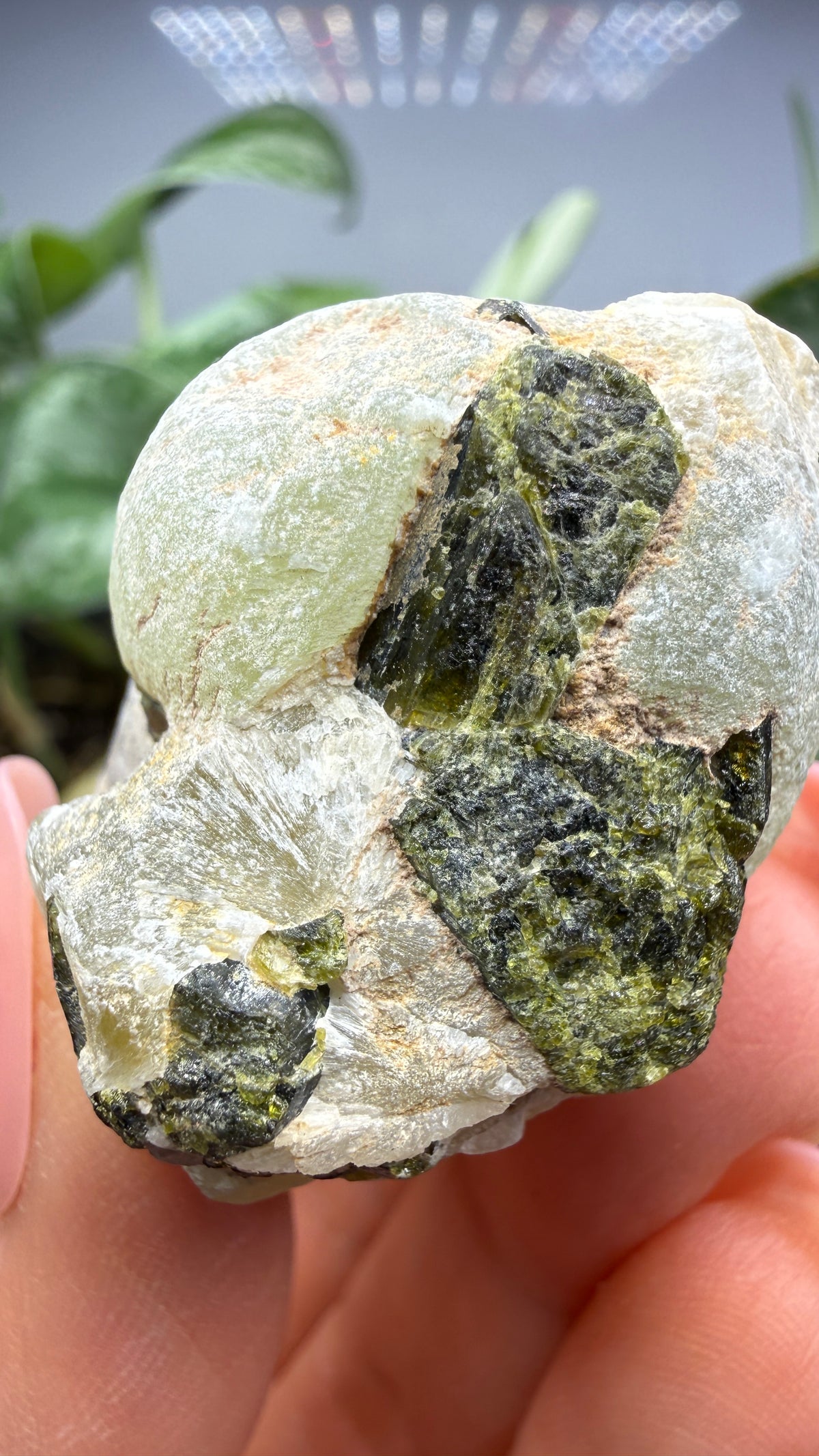 Botryoidal Prehnite with Epidote- Bosso Mine, Bendoukou, Kayes Region, Mali