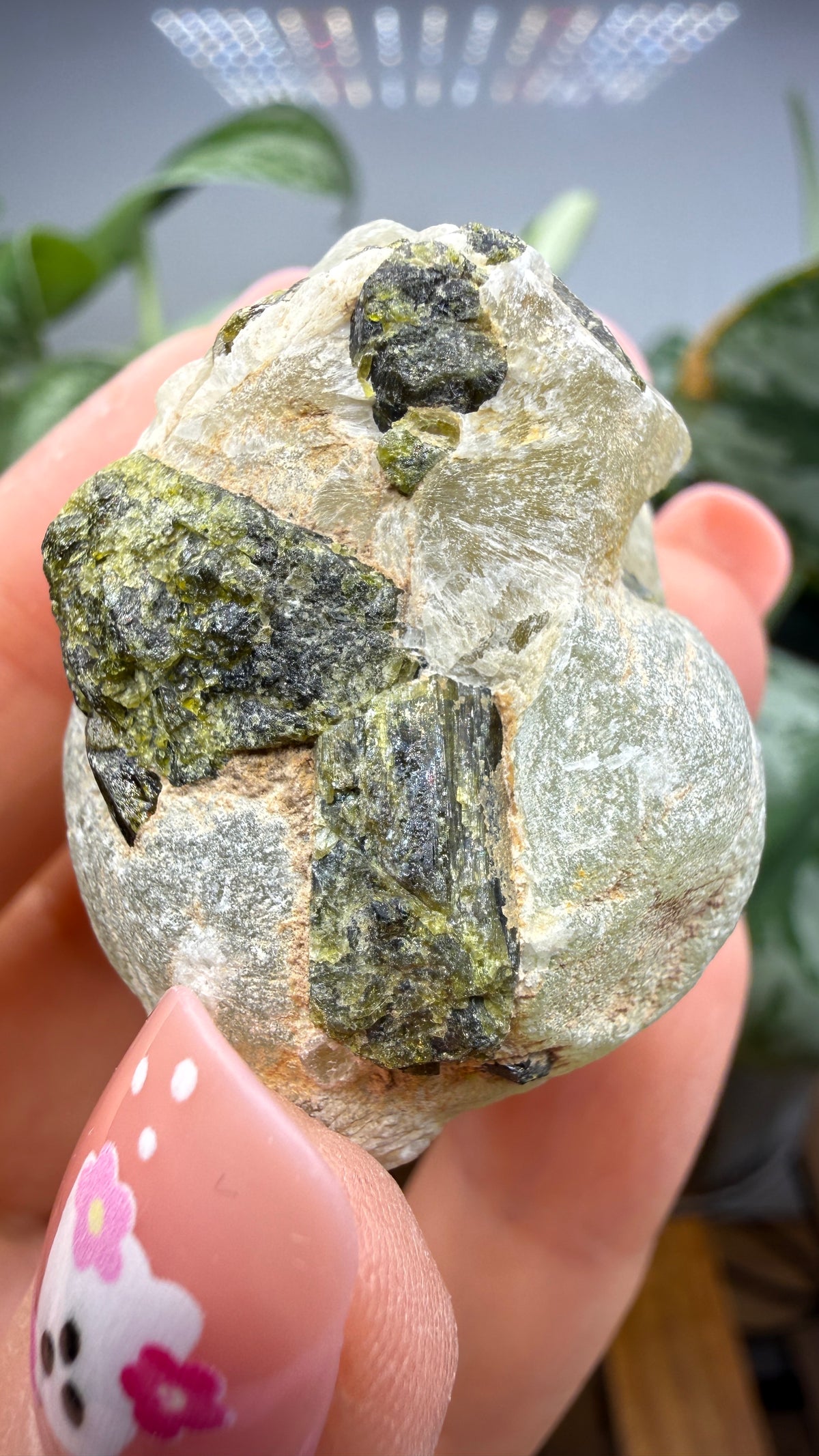 Botryoidal Prehnite with Epidote- Bosso Mine, Bendoukou, Kayes Region, Mali